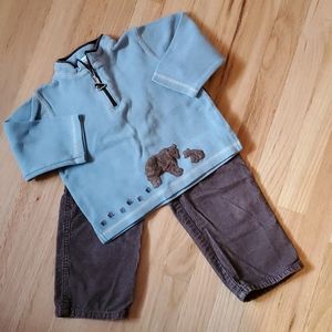 Boys Gymboree 2T outfit, top and pants